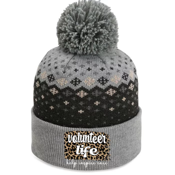 Volunteer Voluntary Worker Volunteering Meaningful Gift The Baniff Cuffed Pom Beanie