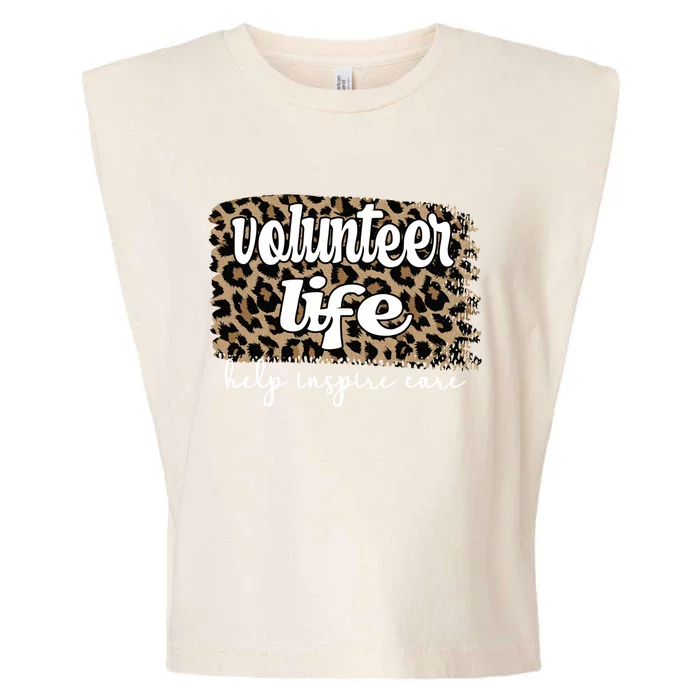 Volunteer Voluntary Worker Volunteering Meaningful Gift Garment-Dyed Women's Muscle Tee