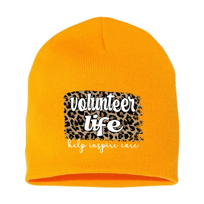 Volunteer Voluntary Worker Volunteering Meaningful Gift Short Acrylic Beanie