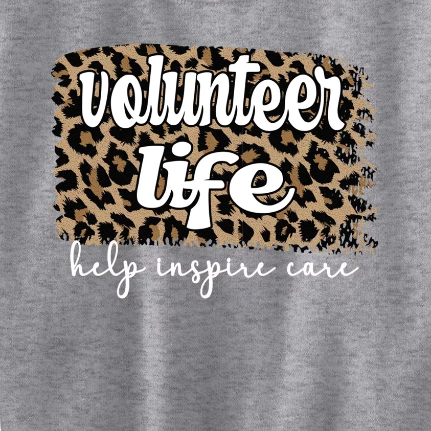 Volunteer Voluntary Worker Volunteering Meaningful Gift Kids Sweatshirt