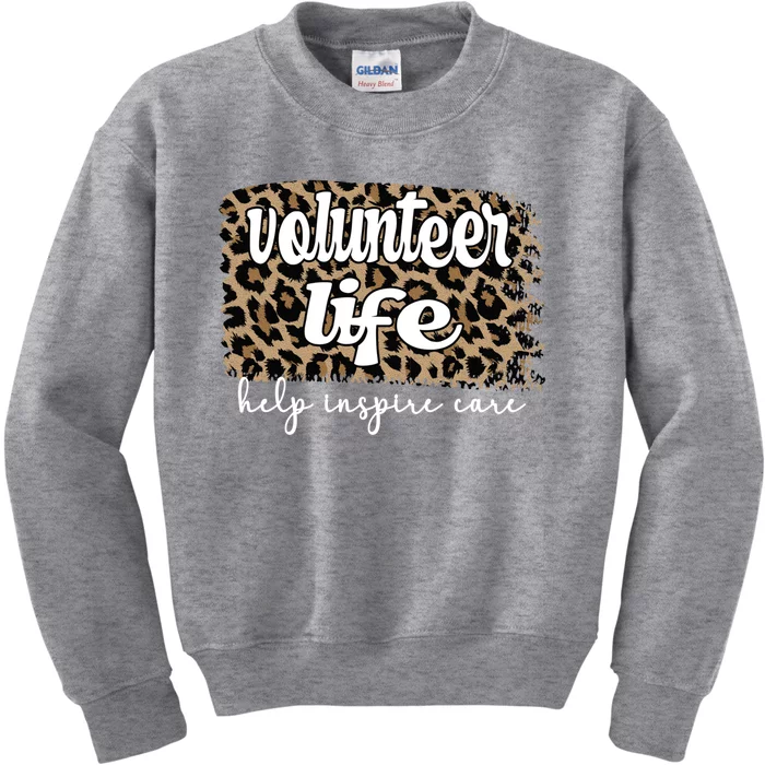 Volunteer Voluntary Worker Volunteering Meaningful Gift Kids Sweatshirt