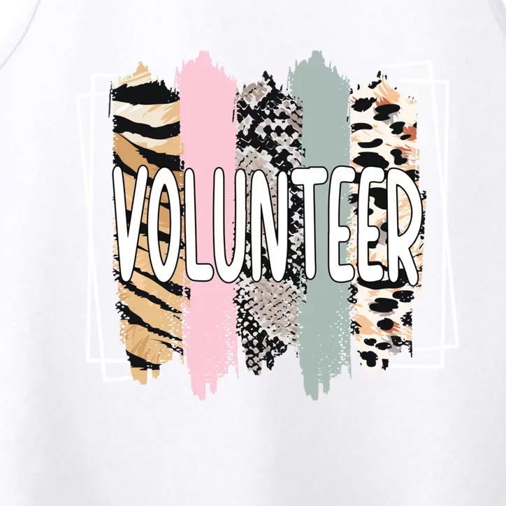 Volunteer Voluntary Worker Volunteering Cool Gift Performance Tank