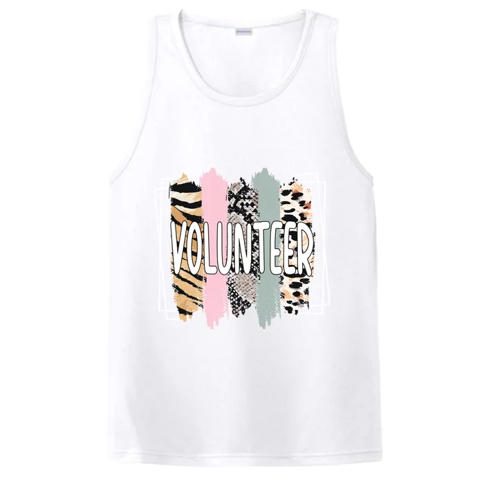 Volunteer Voluntary Worker Volunteering Cool Gift Performance Tank