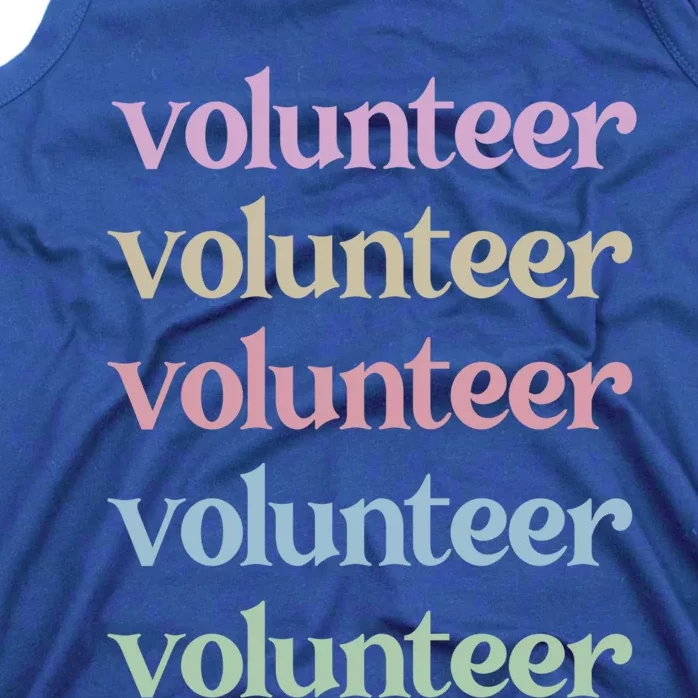 Volunteer Voluntary Worker Volunteering Cute Gift Tank Top