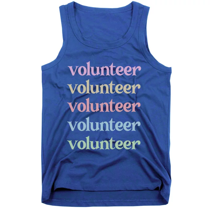 Volunteer Voluntary Worker Volunteering Cute Gift Tank Top