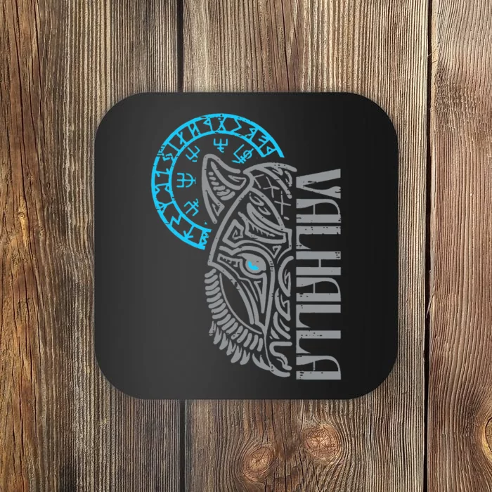 Viking Valhalla Wolf Mask Norse Mythology Coaster