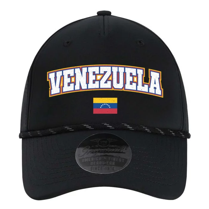 Venezuela Varsity World Flag Weathered Design Gift Performance The Dyno Cap