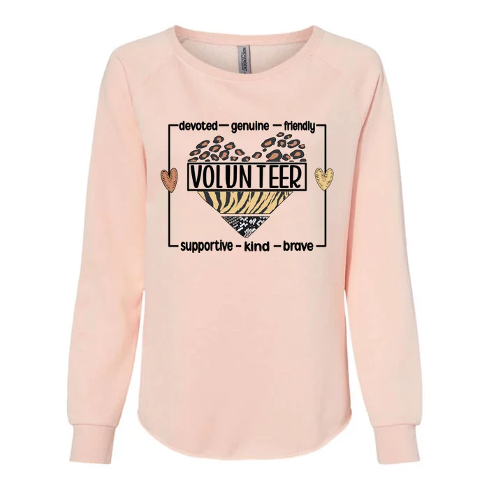 Volunteer Voluntary Worker Volunteering Cool Gift Womens California Wash Sweatshirt