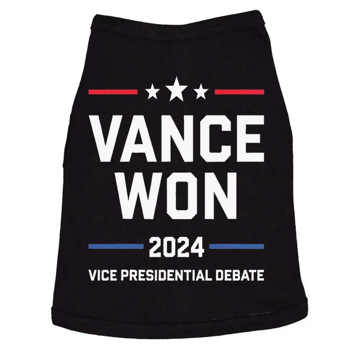 Vance Won 2024 Vice Presidential Debate Vs Tim Walz Doggie Tank