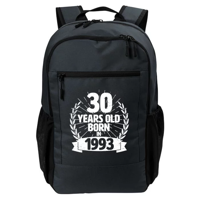 Vintage Wreath 30 Years Old Born In 1993 Birthday Daily Commute Backpack