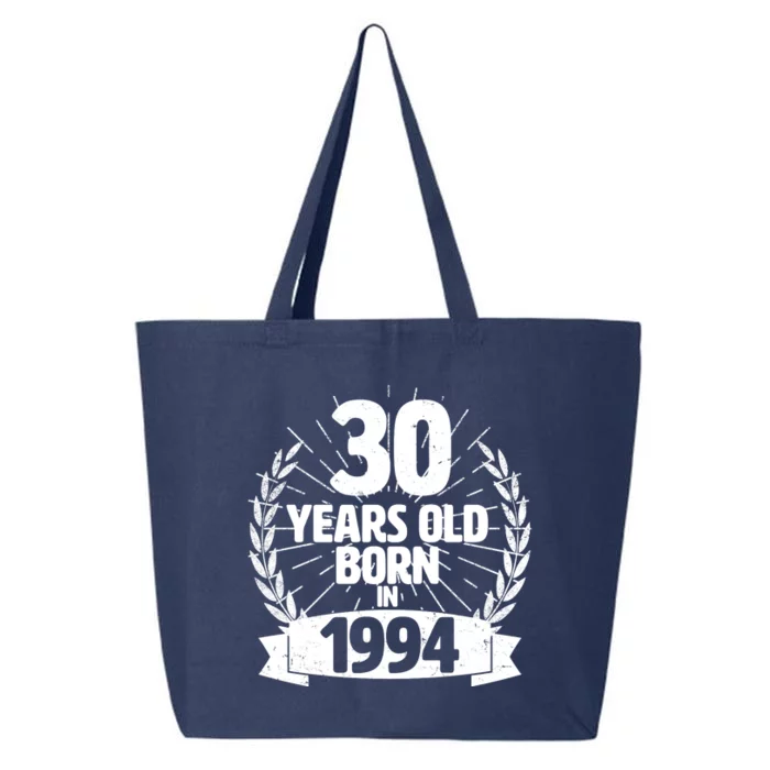 Vintage Wreath 30 Years Old Born In 1994 Birthday 25L Jumbo Tote