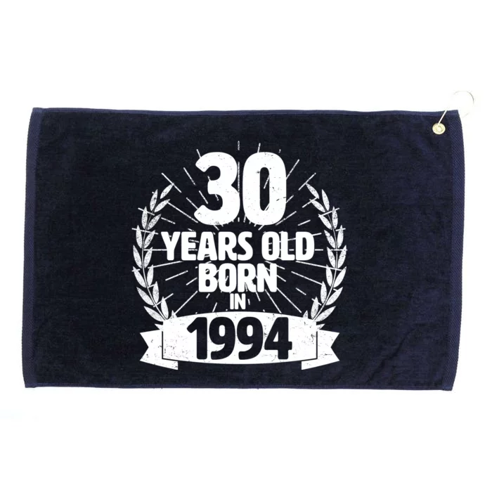 Vintage Wreath 30 Years Old Born In 1994 Birthday Grommeted Golf Towel