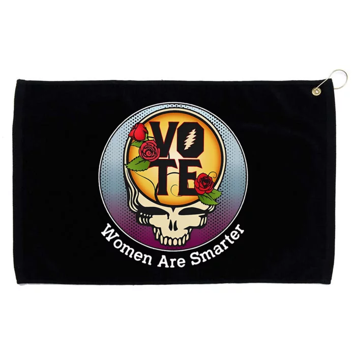 Vote Women Are Smarter Grommeted Golf Towel