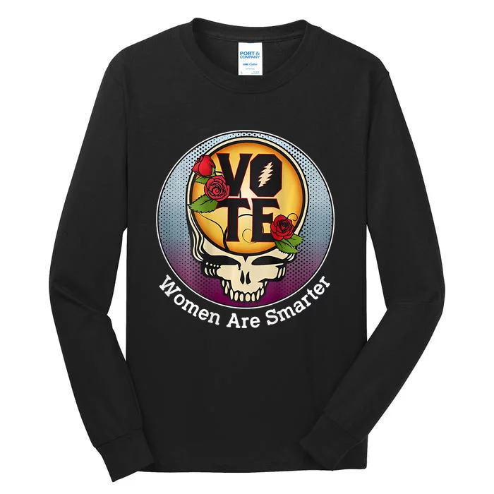 Vote Women Are Smarter Funny Sports Gift Tall Long Sleeve T-Shirt