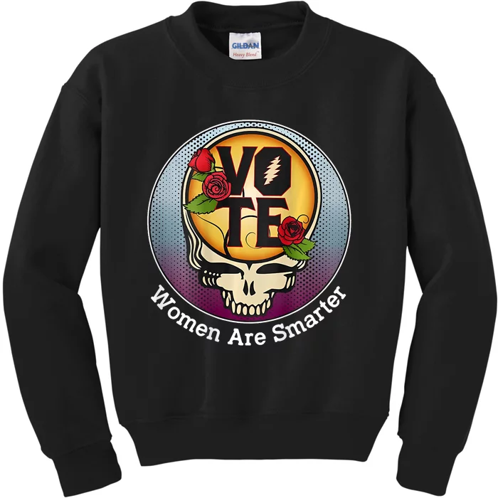 Vote Women Are Smarter Funny Sports Gift Kids Sweatshirt