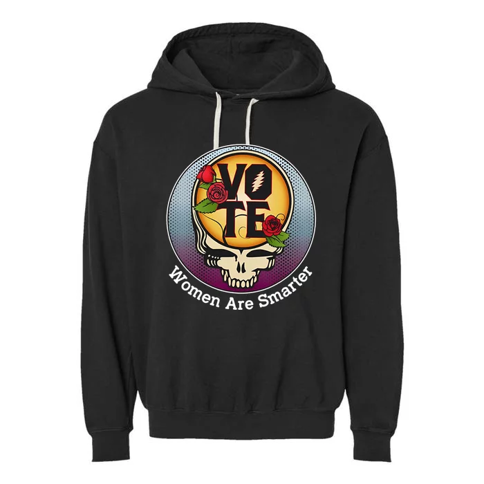 Vote Women Are Smarter Garment-Dyed Fleece Hoodie