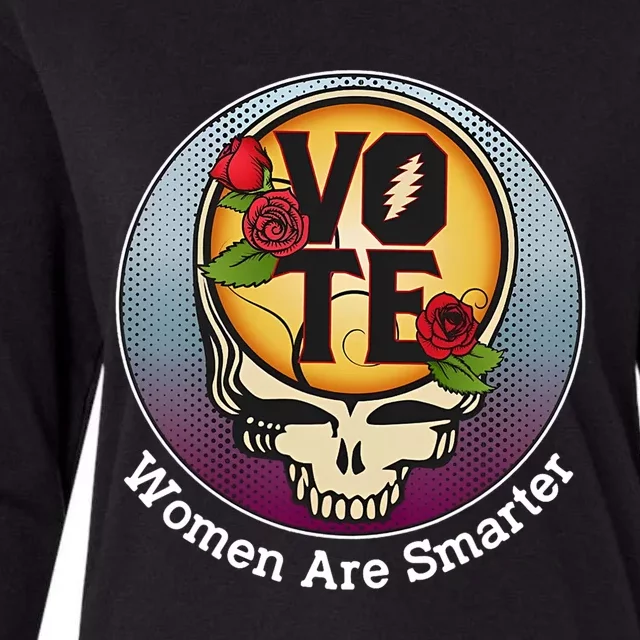 Vote Women Are Smarter Womens Cotton Relaxed Long Sleeve T-Shirt