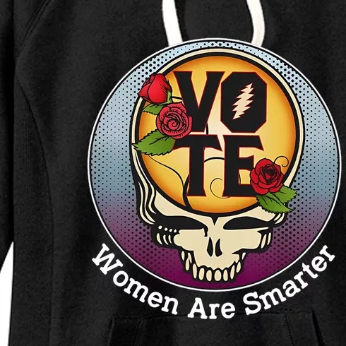 Vote Women Are Smarter Women's Fleece Hoodie