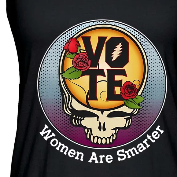 Vote Women Are Smarter Ladies Essential Flowy Tank