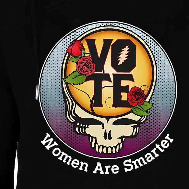 Vote Women Are Smarter Womens Funnel Neck Pullover Hood