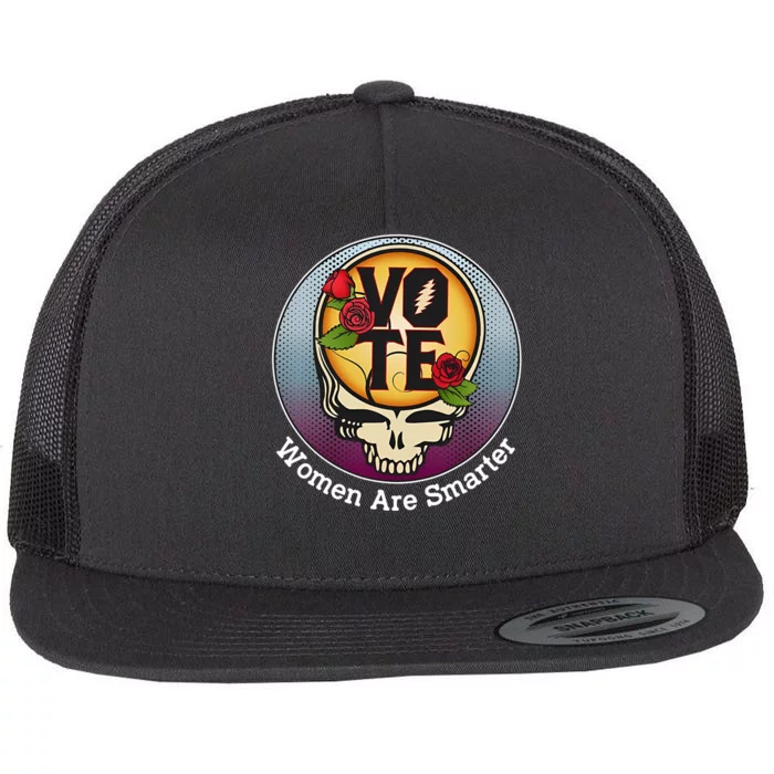 Vote Women Are Smarter Flat Bill Trucker Hat