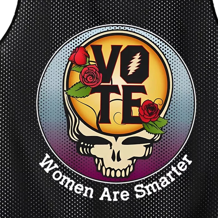 Vote Women Are Smarter Mesh Reversible Basketball Jersey Tank