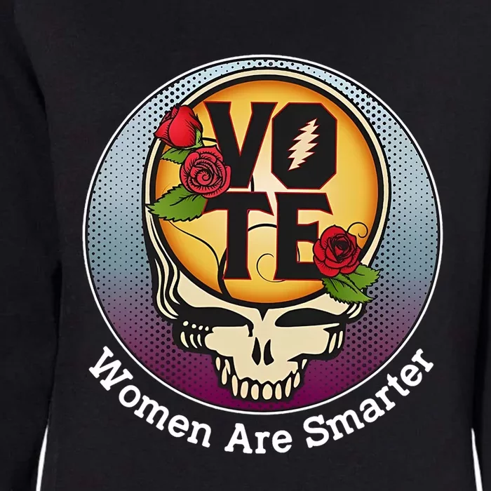 Vote Women Are Smarter Womens California Wash Sweatshirt