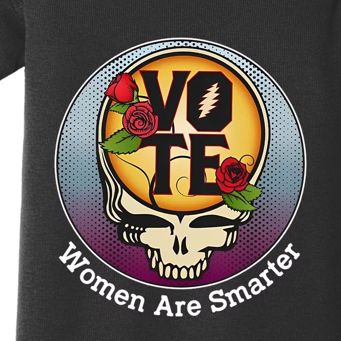 Vote Women Are Smarter Baby Bodysuit