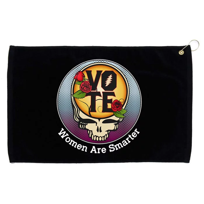 Vote Women Are Smarter Grommeted Golf Towel