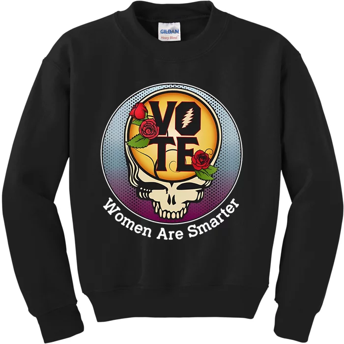 Vote Women Are Smarter Kids Sweatshirt