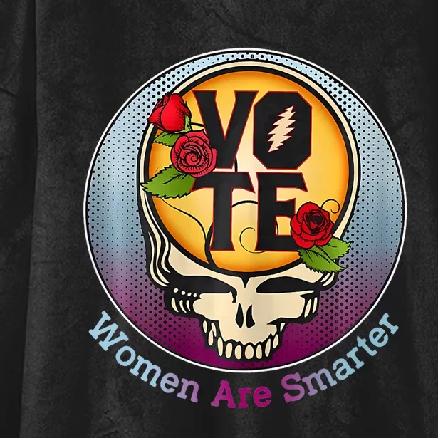 Vote Women Are Smarter Hooded Wearable Blanket