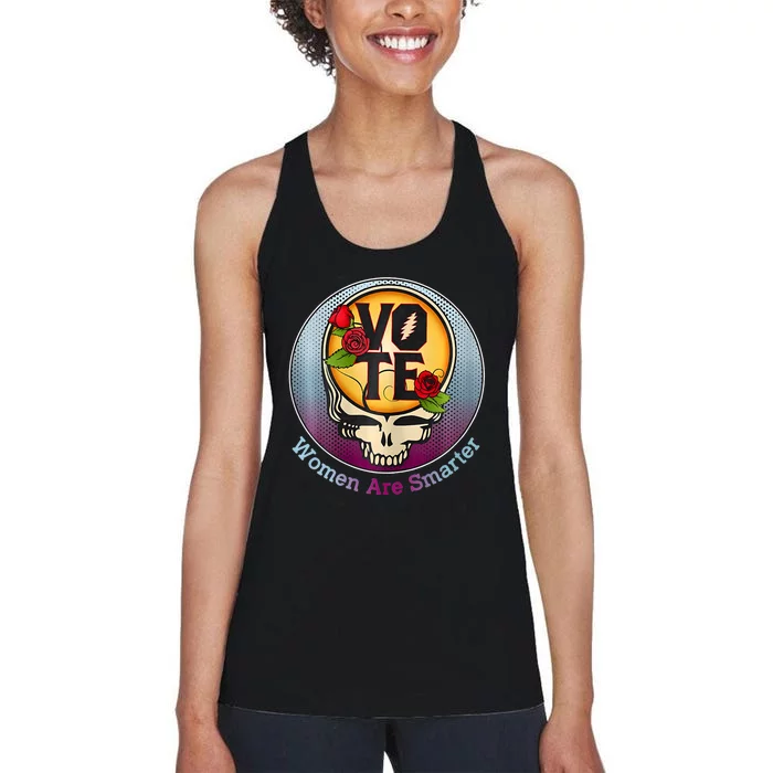 Vote Women Are Smarter Women's Racerback Tank