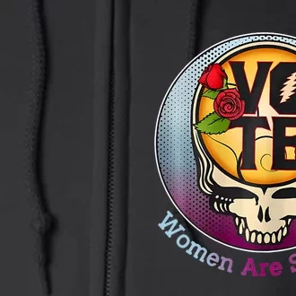 Vote Women Are Smarter Full Zip Hoodie