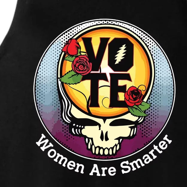 Vote Women Are Smarter Ladies Tri-Blend Wicking Tank