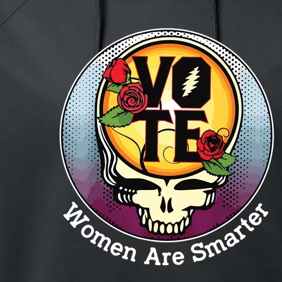 Vote Women Are Smarter Performance Fleece Hoodie