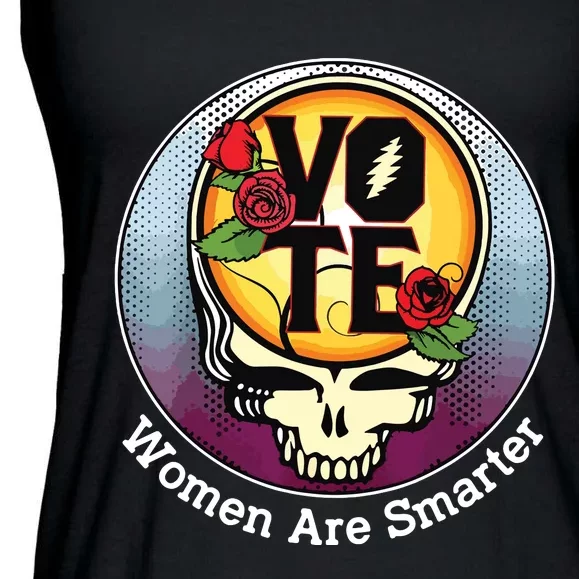 Vote Women Are Smarter Ladies Essential Flowy Tank