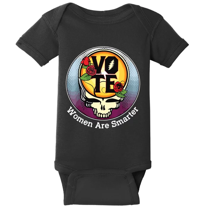 Vote Women Are Smarter Baby Bodysuit