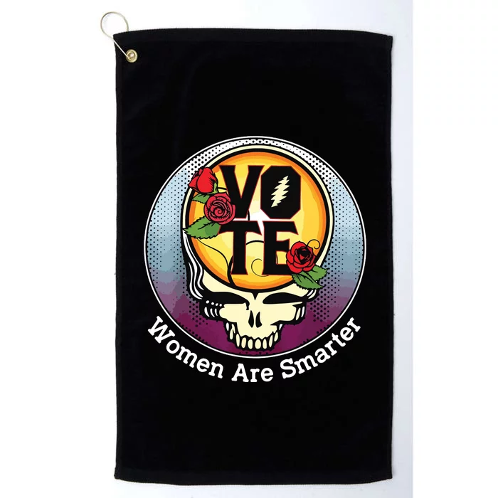 Vote Women Are Smarter Platinum Collection Golf Towel