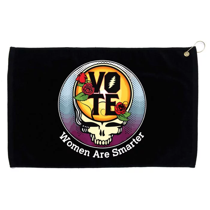 Vote Women Are Smarter Grommeted Golf Towel