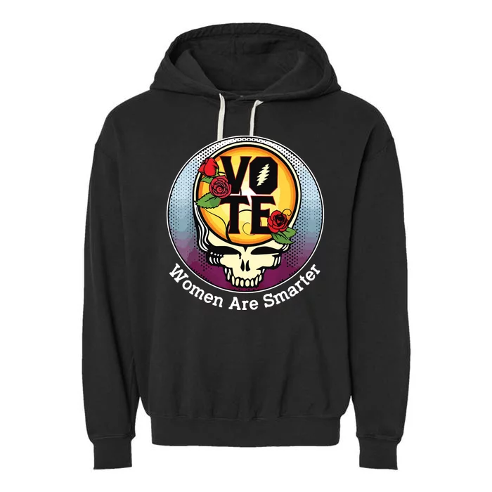 Vote Women Are Smarter Garment-Dyed Fleece Hoodie