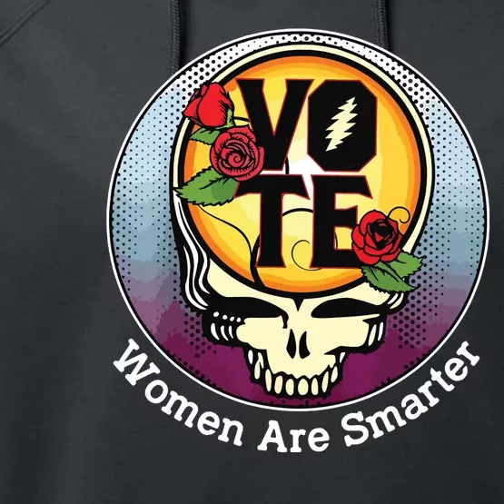 Vote Women Are Smarter Performance Fleece Hoodie