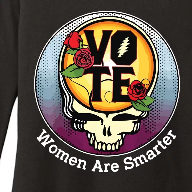 Vote Women Are Smarter Womens CVC Long Sleeve Shirt