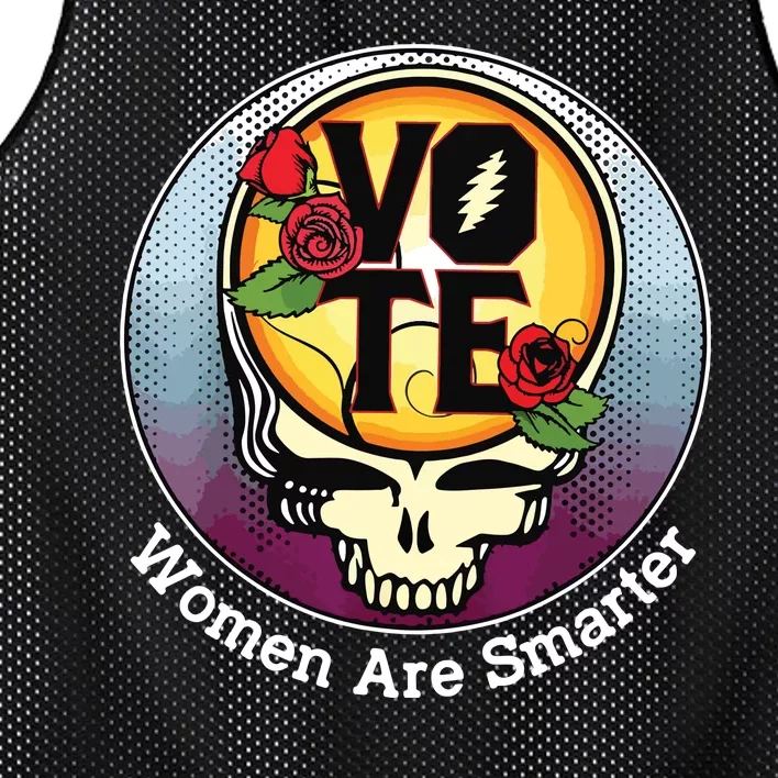 Vote Women Are Smarter Mesh Reversible Basketball Jersey Tank