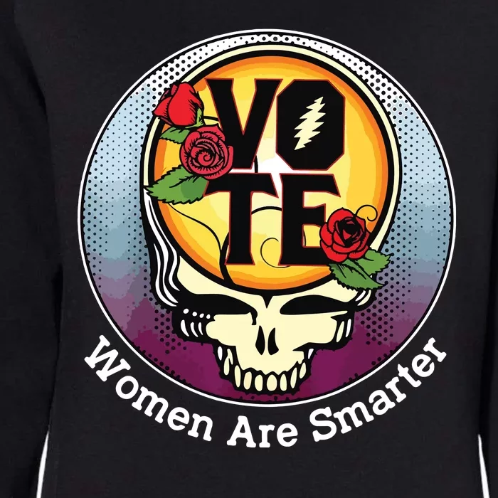 Vote Women Are Smarter Womens California Wash Sweatshirt