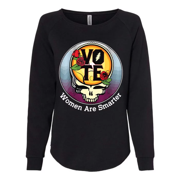 Vote Women Are Smarter Womens California Wash Sweatshirt