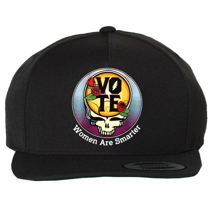 Vote Women Are Smarter Wool Snapback Cap