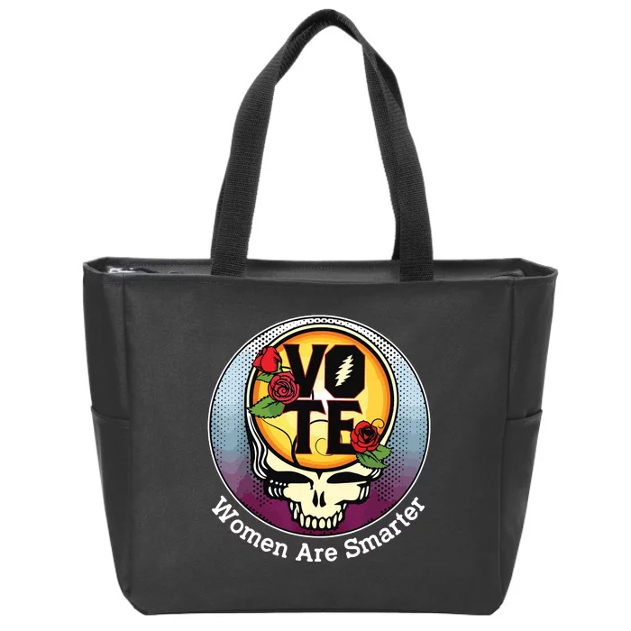 Vote Women Are Smarter Zip Tote Bag