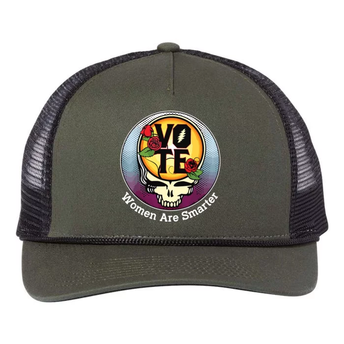 Vote Women Are Smarter Retro Rope Trucker Hat Cap