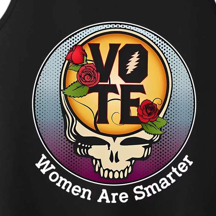 Vote Women Are Smarter Performance Tank