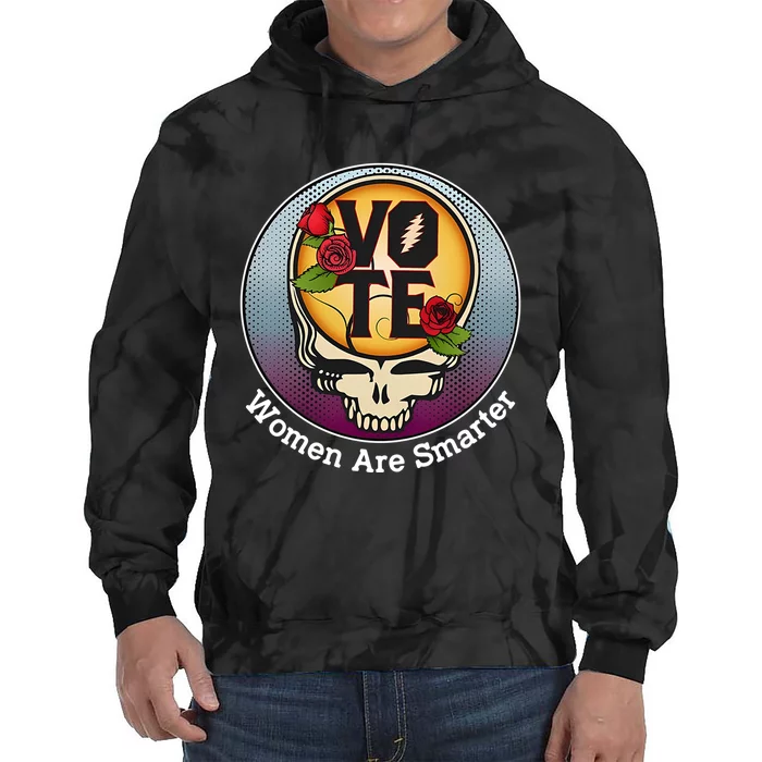 Vote Women Are Smarter Tie Dye Hoodie